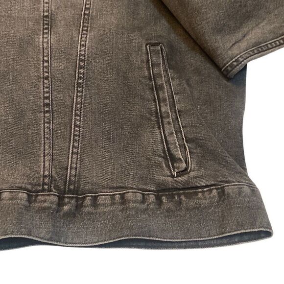 Alien Space UFO Themed Denim Jacket Handmade Unique One-Of-A-Kind Men Size XXXL - Picture 6 of 12